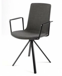 ENEA Стул с обивкой и подлокотниками Lottus high