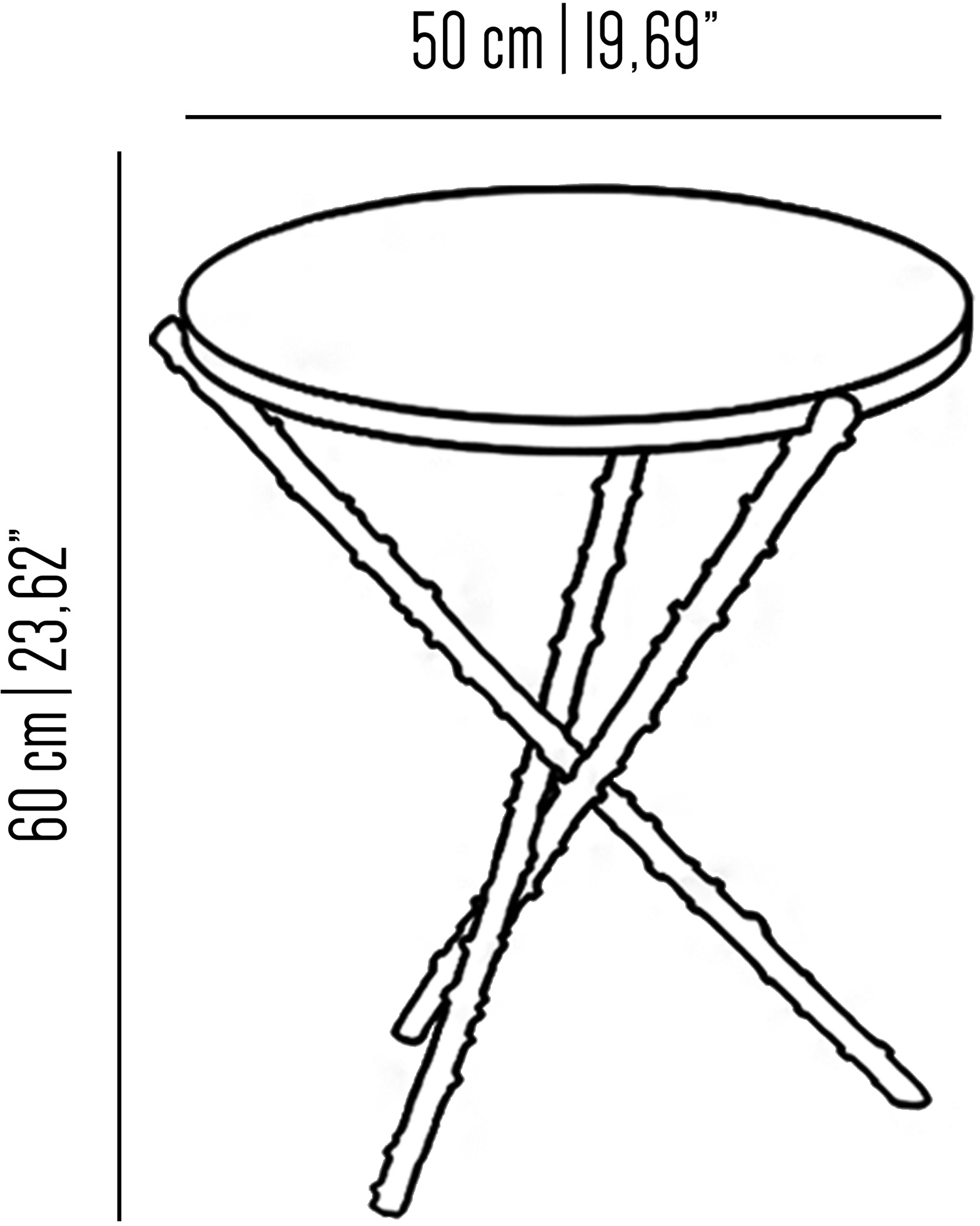 Il Bronzetto Круглый журнальный столик из латуни Eclectic Ros01_s_m - Вид №3