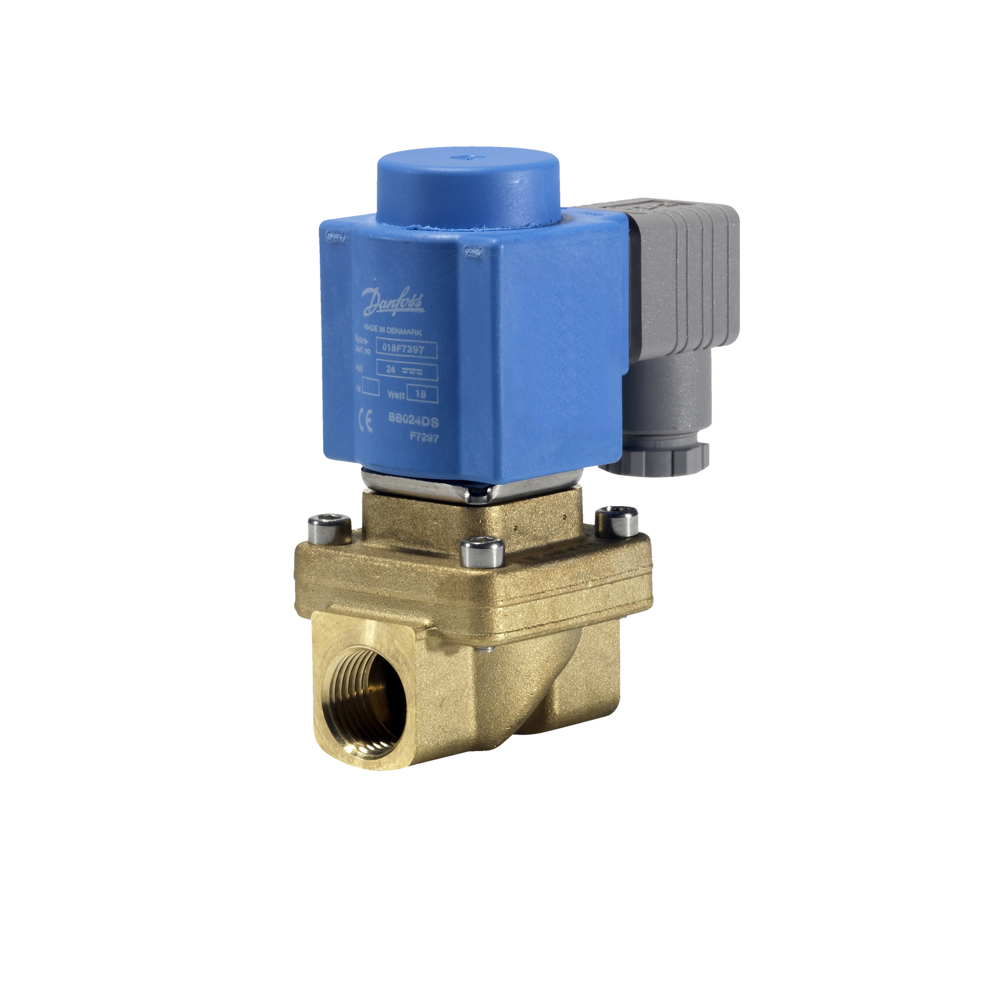 Danfoss EV250B — двухходовые электромагнитные клапаны с принудительным подъемом Клапан электромагнитный EV250B 032U158002  - Вид №5