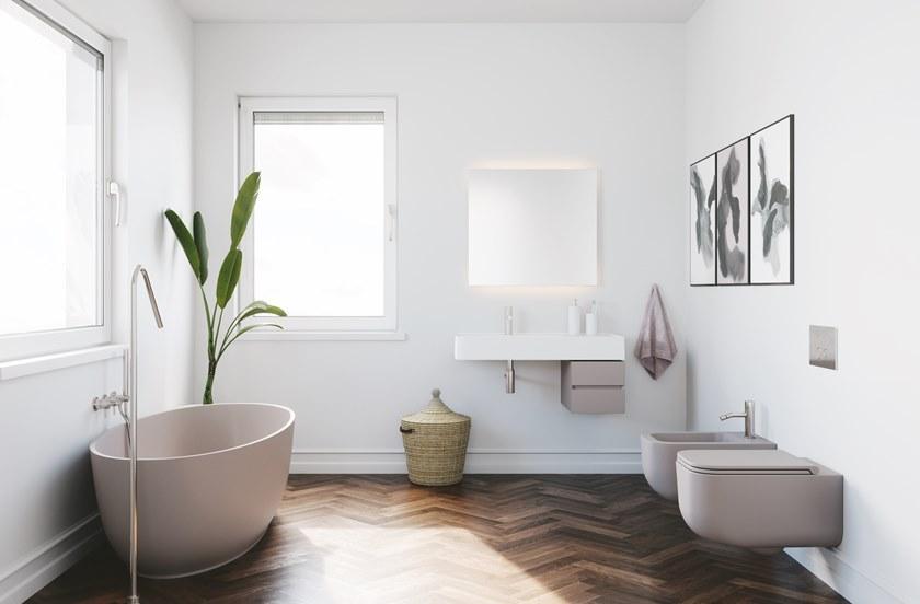 SDR CERAMICHE Отдельностоящая ванна с твердой поверхностью Revolution® sun-id-1513288 - Вид №1