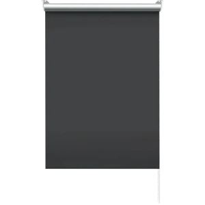 Штора рулонная блэкаут Эскар 50x160 см черная Black 1