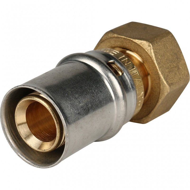 Муфта с накидной гайкой STOUT 20х1/2" под пресс SFP0016001220 - Вид №1