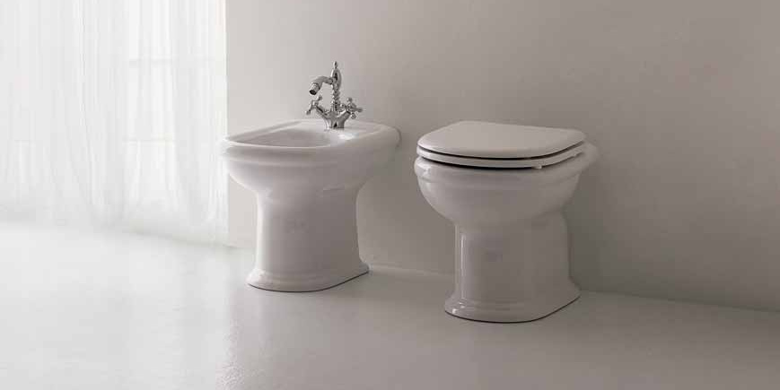 26003 Приставной унитаз напольный Зеленый Althea Ceramica Сlassic Marion Италия - Вид №1