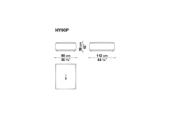 Ткань сад диван B&B Italia Outdoor HYBRID ARCH-00117020 - Вид №28