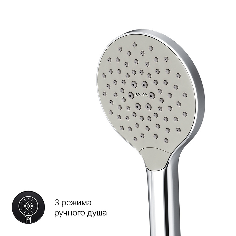 F8095000 смеситель д/ванны/душа излив 320 мм душевой набор хром шт. AM.PM Like - Вид №4