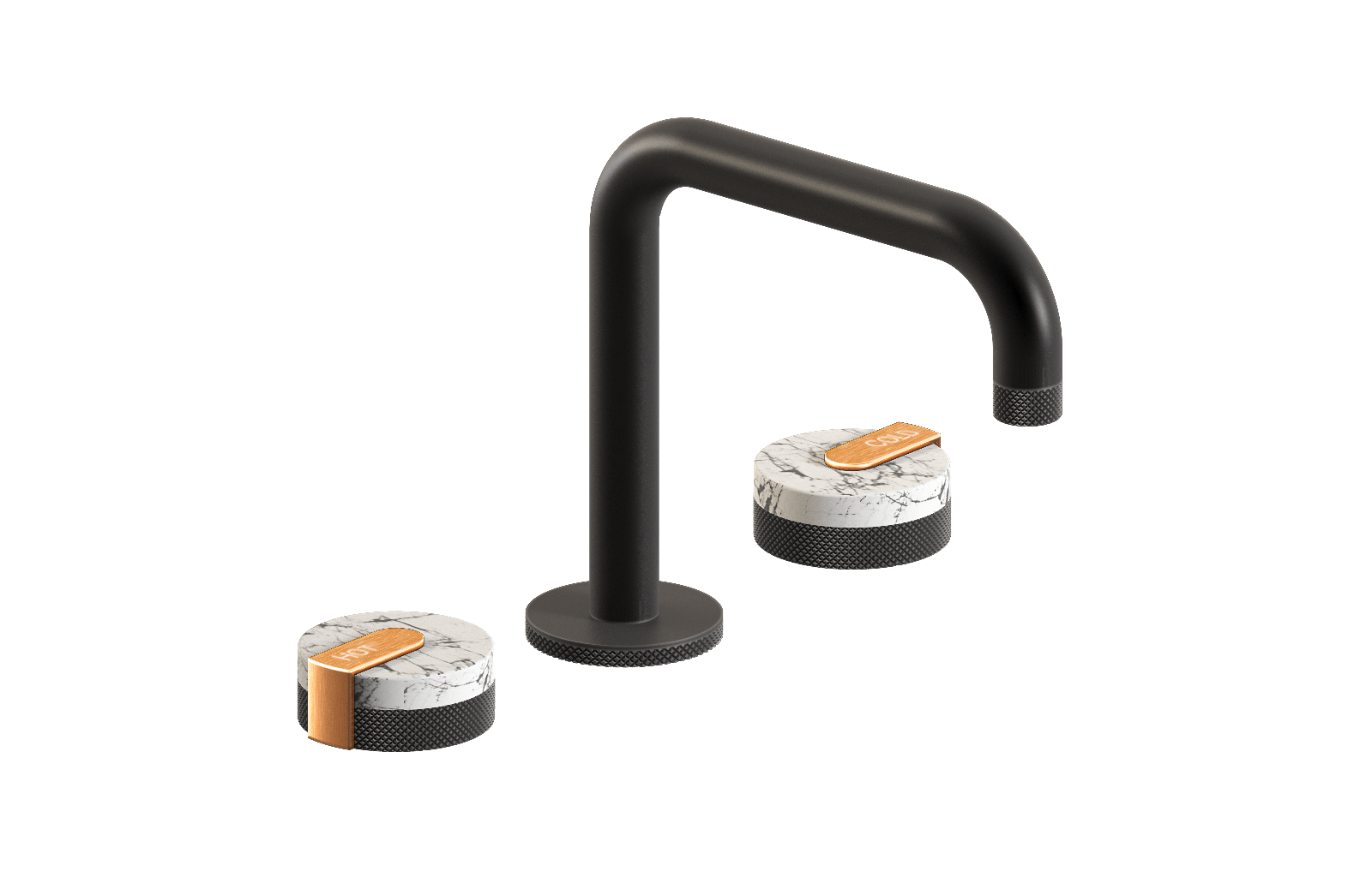 E-11511-R2MW-L1BRG-GM Смеситель для умывальника на 3 отвертия GRAFF MOD+