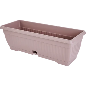 Балконный ящик 19x16.5x50 см v15.7 л пластик мокко