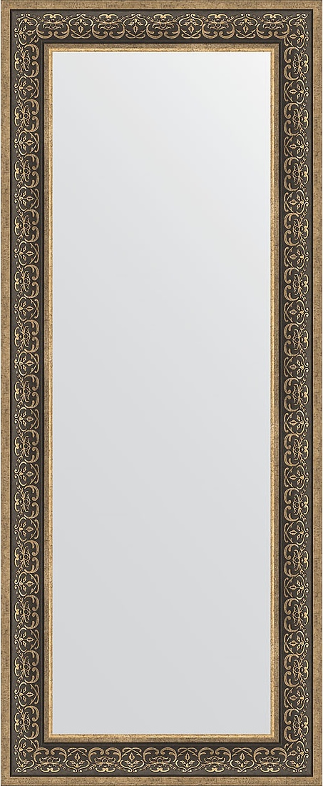 BY 3128 Зеркало в багетной раме - вензель серебряный 101 mm EVOFORM Definite