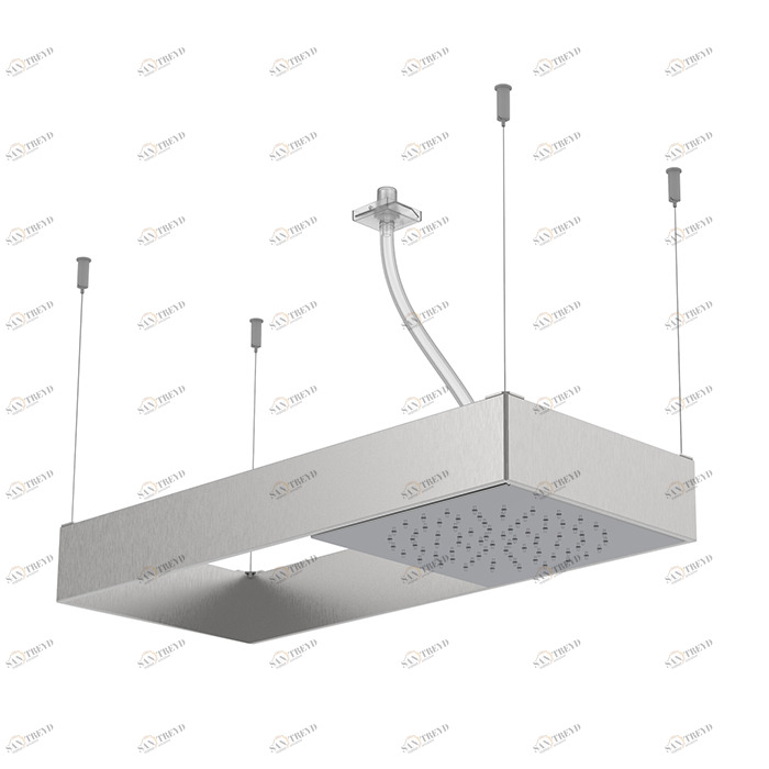F2993S Потолочный душ Moove в раме из нержавеющей стали FIMA CARLO FRATTINI Wellness 
