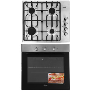 9280253 Духовой шкаф электрический Simfer B6EM16001 + Варочная поверхность газовая Simfer H60Q40M471
