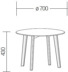 Dall'Agnese Круглый деревянный журнальный столик Zoe sun-id-1488242 - Вид №6