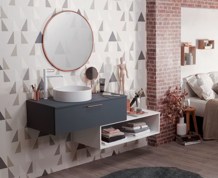 EB2516-R5-E52 Мебель под раковину-столешницу 100 см, 1 ящик Jacobdelafon ODEON RIVE GAUCHE Santreyd - Вид №3