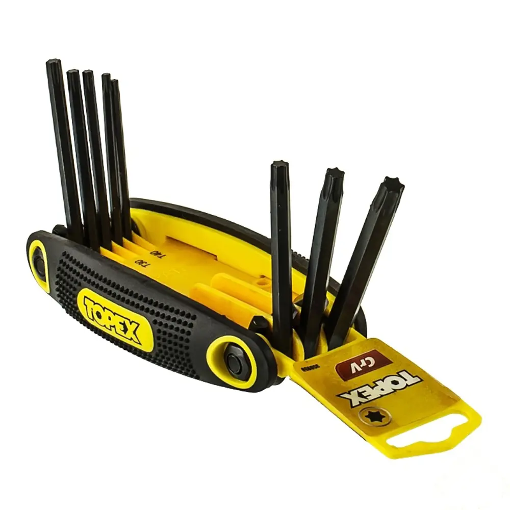 Набор ключей Topex Torx T9-T40 (звёздочка) 8 шт. 13810387 STLM-2058195 Santreyd 
