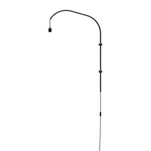 Основание для бра Willow single black (Д-77,7, В-123 см), 1,5 текстильный провод с вилкой