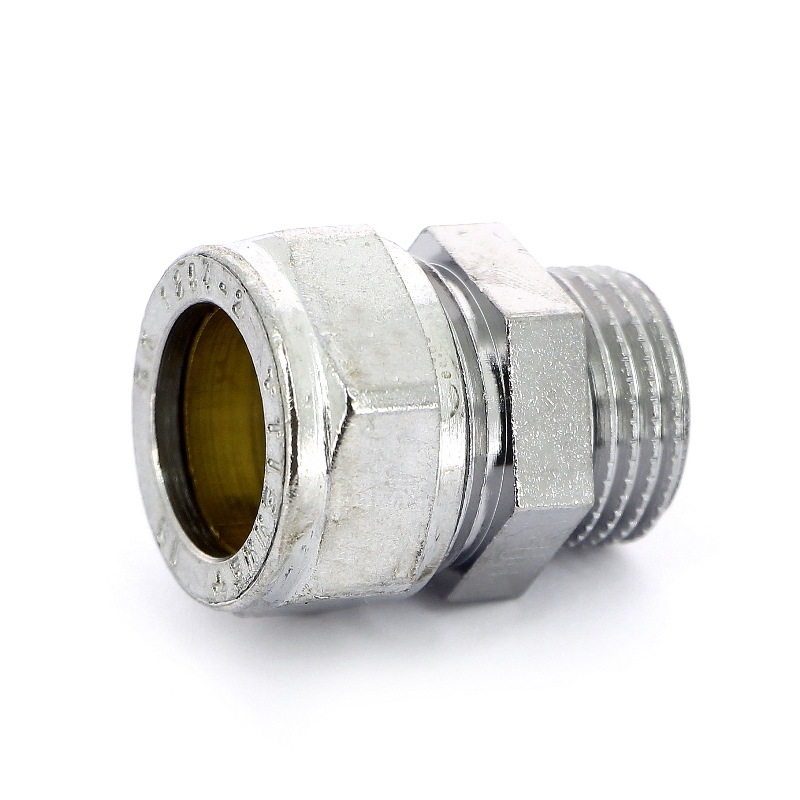 Муфта обжим-Н хромированная TIEMME 18х1/2" 1130184 - Вид №2