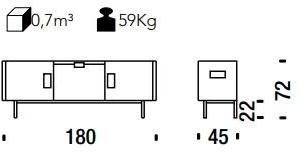 Moroso Блок для хранения из экструдированного алюминия и фанеры sun-id-1351532 - Вид №3