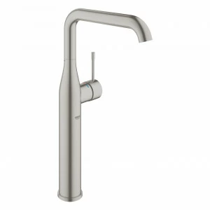 Смеситель для свободностоящей раковины GROHE Essence New, U-излив, суперсталь (32901DC1)