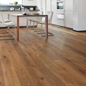 Паркетная доска Haro 4000 Series Top connect дымчатый Саваж Дуб Натур с брашью (Текстурированная) 2200х173 мм.