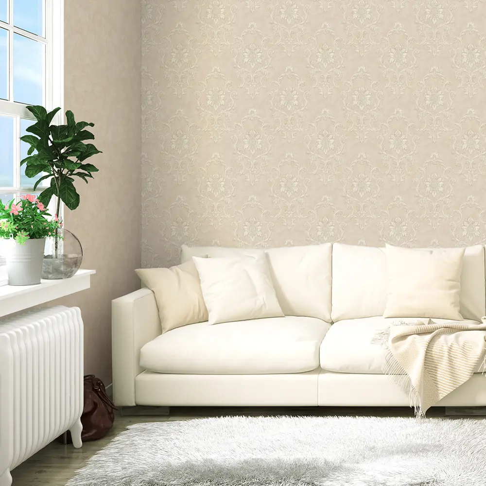 Обои флизелиновые Malex Desing «Ницца» бежевые 1.06 м 4111-2 МОСКОВСКАЯ ОБОЙНАЯ ФАБРИКА STLM-2078526 - Вид №3