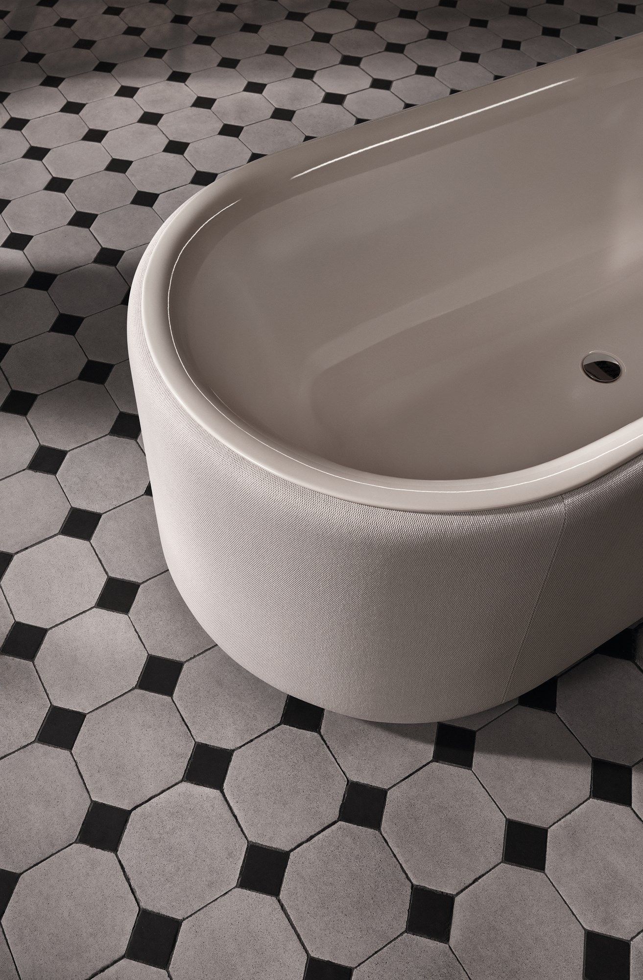 Эмалированная стальная ванна с тканевым покрытием Bette BetteLux Oval Couture ARCH-00051159 - Вид №10