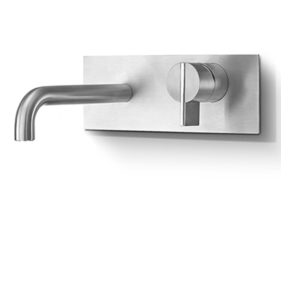 INS 035 Настенный Смеситель Для Умывальника Linki INSERT Сатиновая Сталь INS 035 S 274