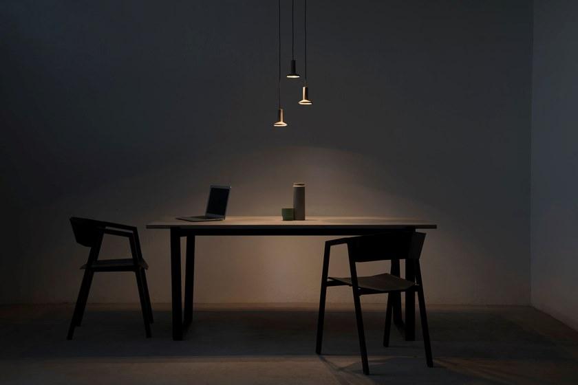 Bentu Design Бетонный стол со стальными ножками, окрашенными в черный цвет  C237154/ 55 / 56  - Вид №6