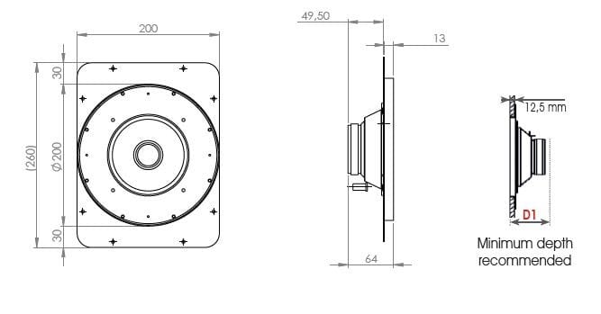 Металлический акустический диффузор Garvan Acoustic Luna ARCH-00099880 - Вид №5