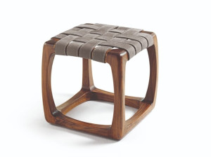 ТИК сад низкий стул и ткань сиденье