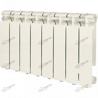 Радиатор STOUT Bravo алюминиевый, 8 секций, высота 350 мм SRA0110035008