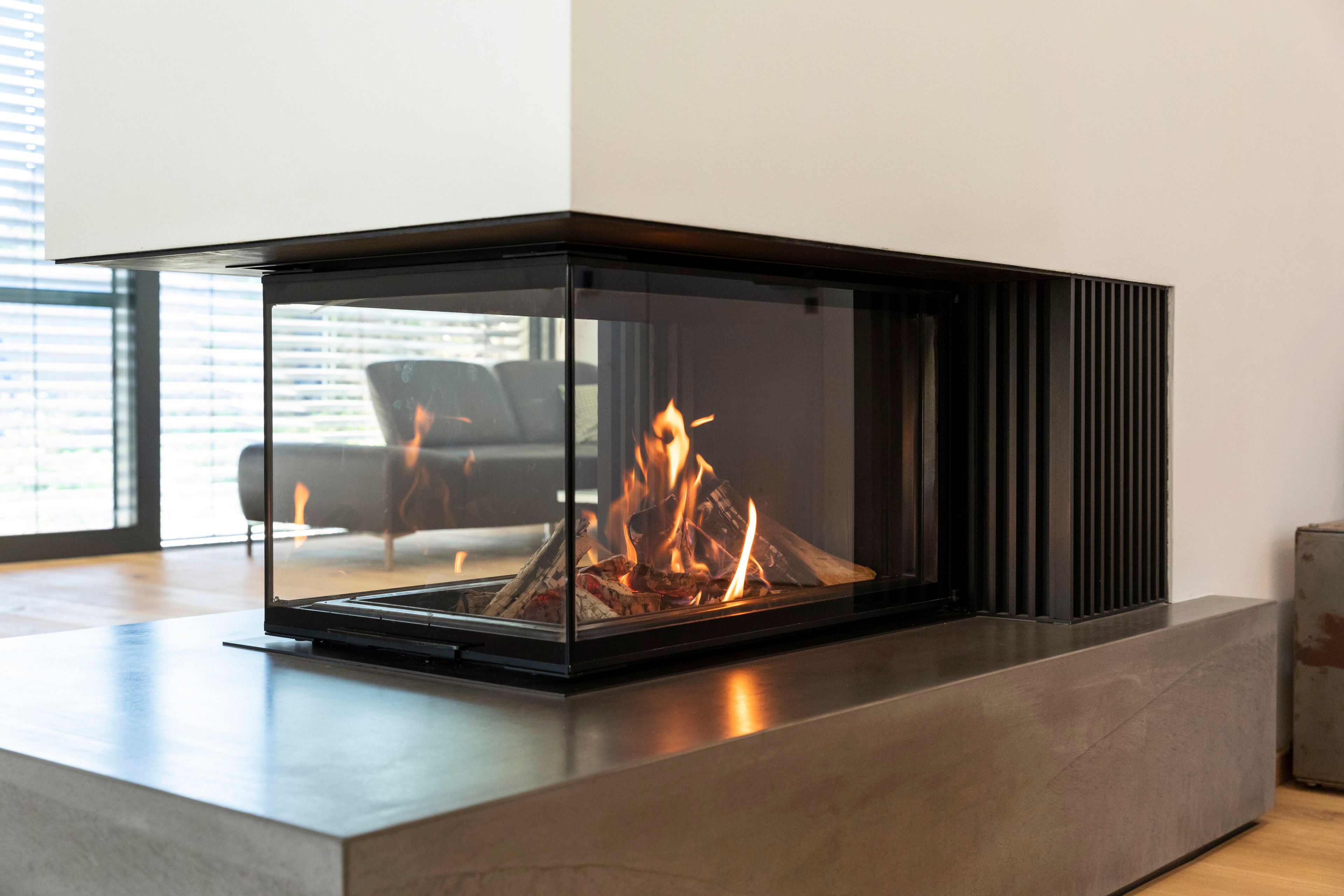 Стальной тройной фасад дровяной камин RÜEGG RIII ARCH-00105280 - Вид №1