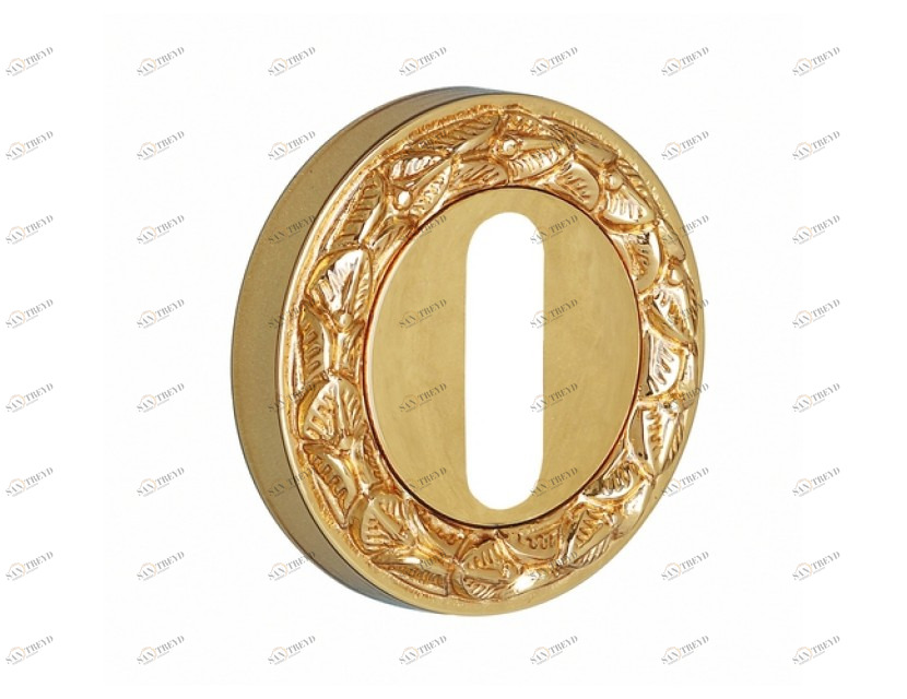 0BC065.000.43 Накладка с каплевидным вырезом капсульного типа Сатинированное старое золото 24К Mestre 