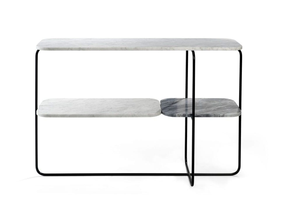 Прямоугольная мраморная консоль ROCHE BOBOIS MILETO ARCH-00006531