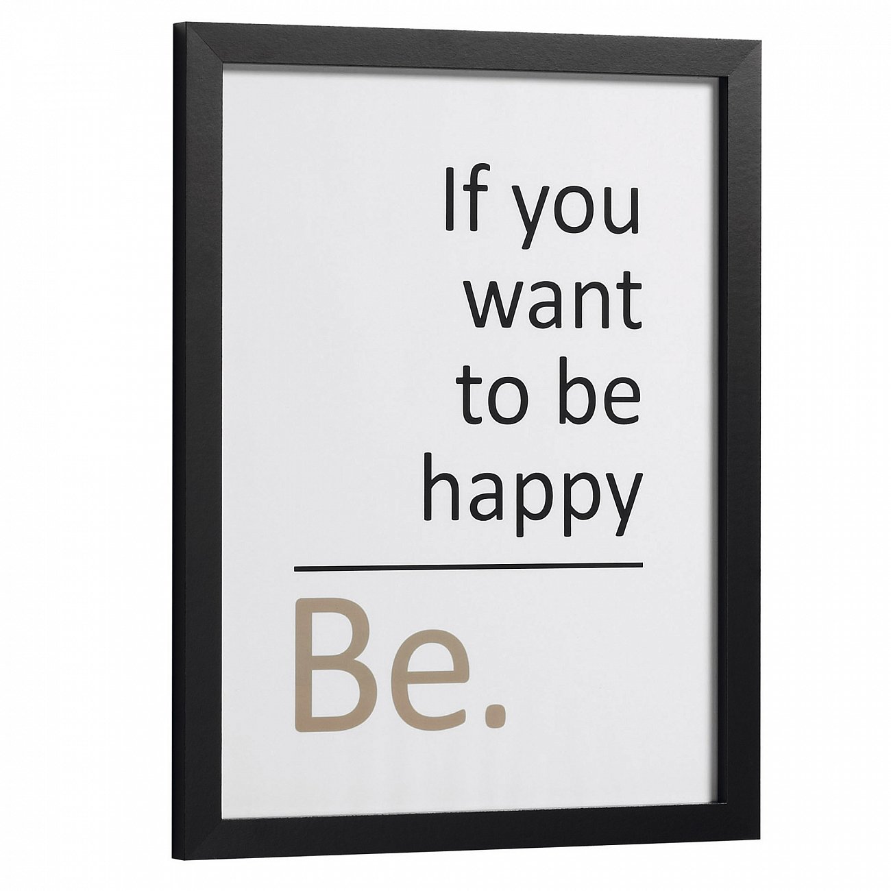 Постер на стену в рамке черный с белым Slag 33x43 от La Forma LA FORMA ДИЗАЙНЕРСКИЕ, SLAG 00-3865168 Белый;черный  - Вид №1