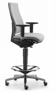 TALIN Офисное кресло из ткани с 5 спицами на колесиках для дизайнера Ally