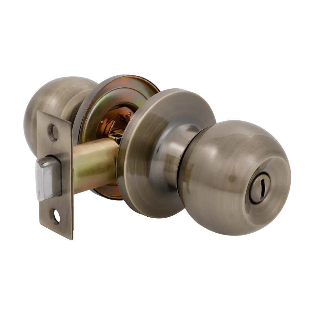 Santreyd Ручка-кноб для межкомнатных дверей с фиксатором, бронза 89347021 STLM-1476915