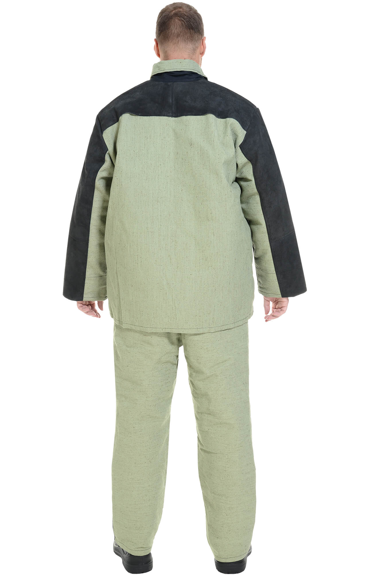 68910 Костюм брезентовый комбинированный cпилком со съемным утеплителем  Одежда для сварщиков  размер 48-50/182-188 Спецодежда  - Вид №8