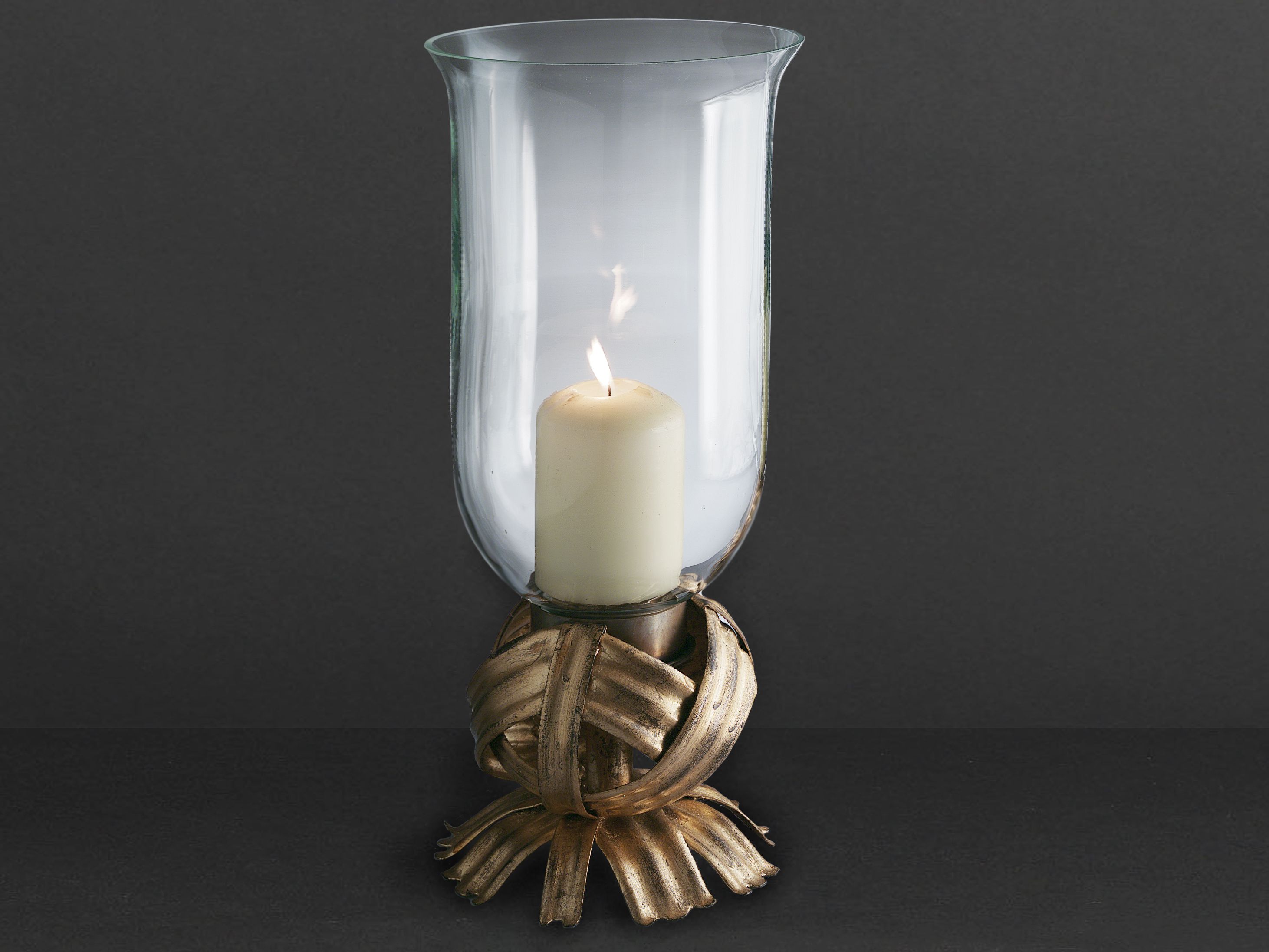 Железный и стеклянный подсвечник OFFICINACIANI чучело ARCH-00083907 - Вид №1