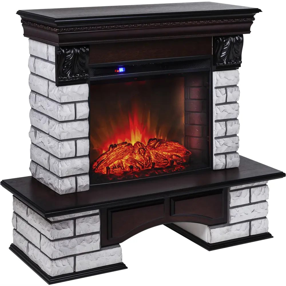 REALFLAME Каминокомплект Country Lux Rock Plus EV - уют кантри с современными функциями 18832008 STLM-0936018 - Вид №1
