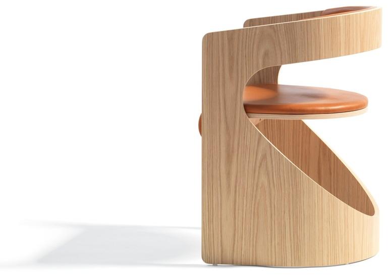 Blå Station Стул с подлокотниками Lucky Bla Station sun-id-1434715 - Вид №7