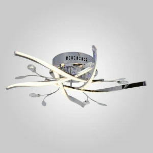 Потолочная светодиодная люстра Eurosvet Mascot 90126/5 хром EUROSVET ДИЗАЙНЕРСКИЕ, MASCOT 222777 Хром