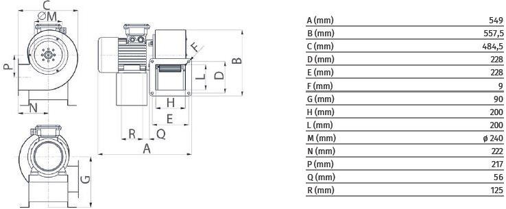 Vortice Центробежный аспиратор Vorticent c e 30336 - Вид №4