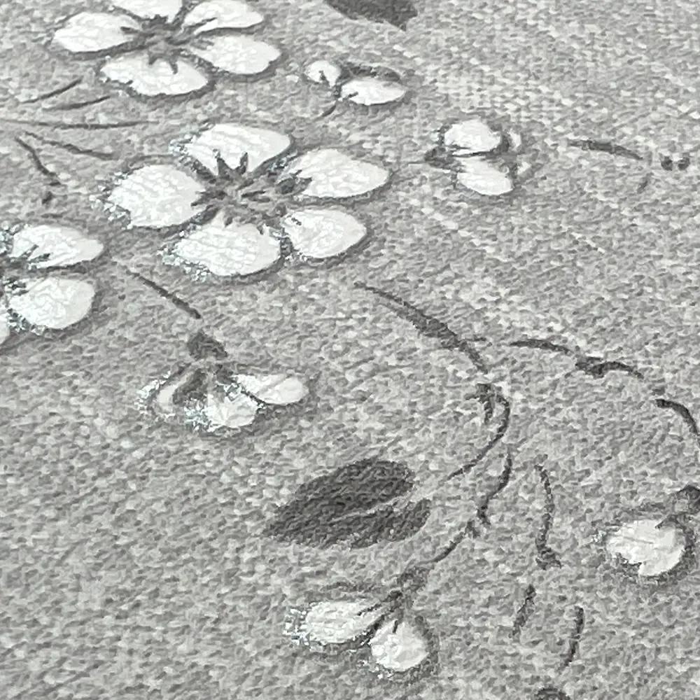 Обои бумажные Московская обойная фабрика Дарлинг серые 0.53 м 6303-5 STLM-2090386 - Вид №1