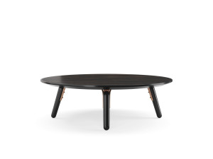 Круглый деревянный журнальный столик