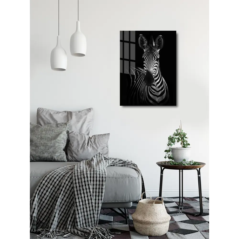 Картина на стекле "Зебра" 60x80 см 82924200 STLM-2070074 ARTABOSKO  - Вид №4