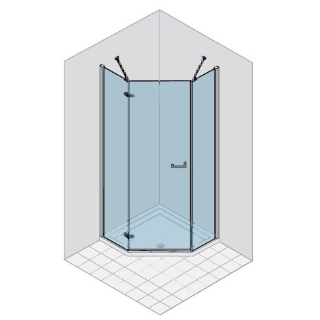 GF2S Vertica collection Душевая кабина DUKA 44999 - Вид №1