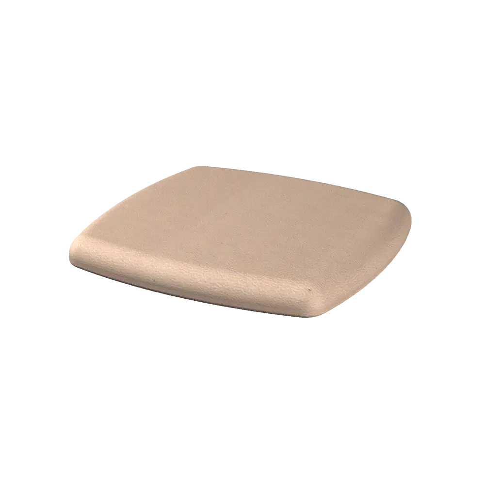 Сиденье для табурета Гавр Delinia 36.5x36.5x4 см мягкое цвет слоновая кость STLM-2170181