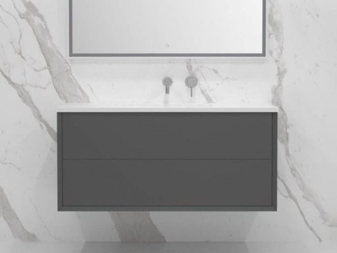 Умывальник из смолы с ящиками со встроенной раковиной LUSSO Volini ARCH-00023160