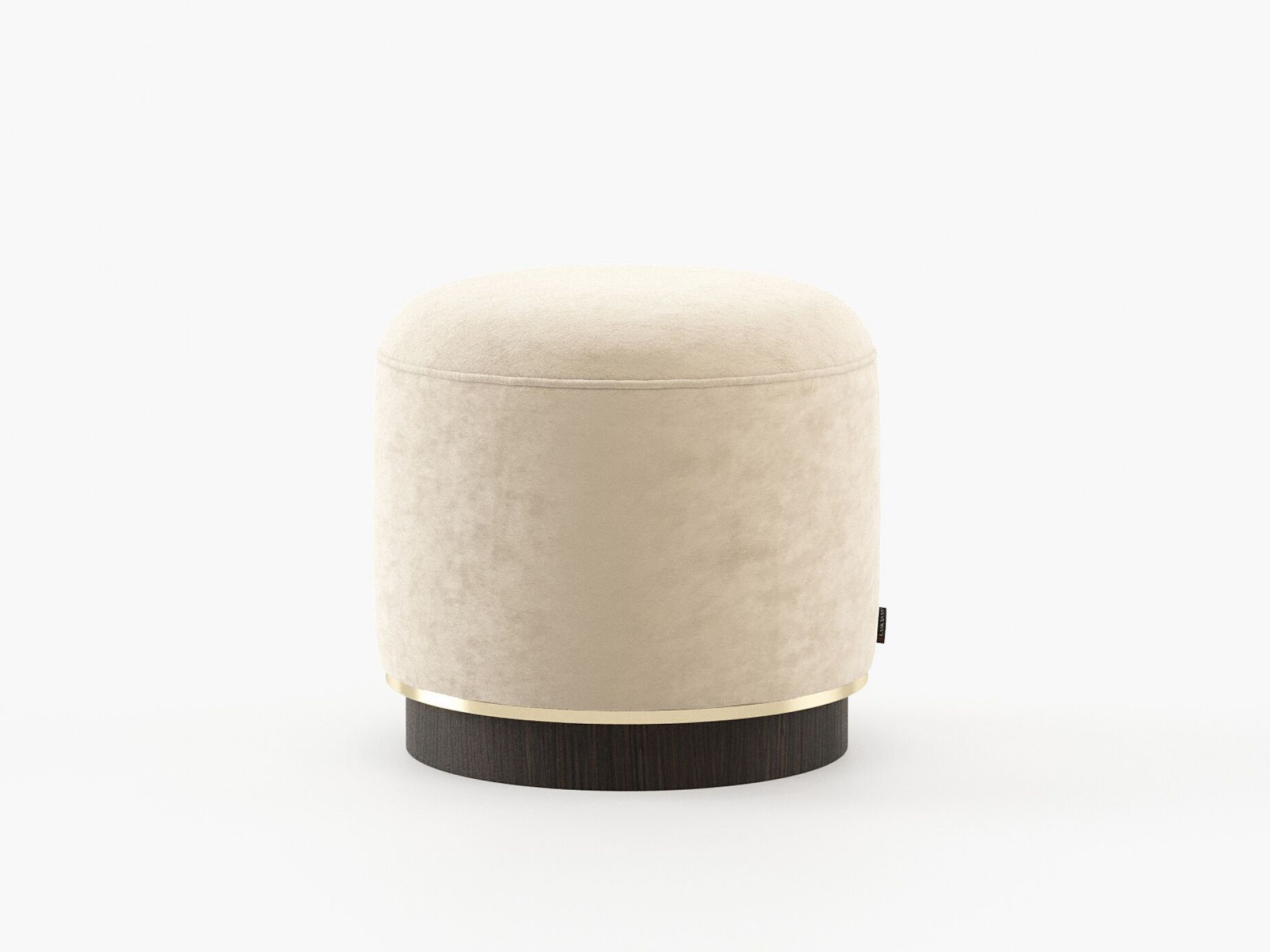 Круглый кожаный пуф Laskasas ARCH-00031784 - Вид №5