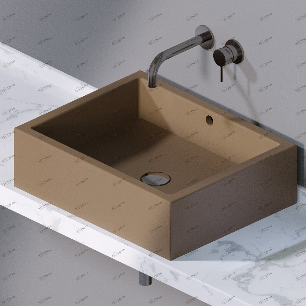 L259132 Накладная раковина на столешницу  прямоугольная A. e T. Italia Bold AeT ITALIA