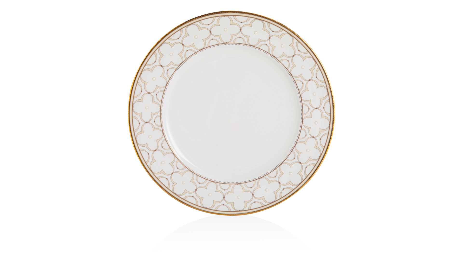 10657442 Noritake Сервиз столовый Noritake Трефолио,золотой кант на 6 персон, 20 предметов, фарфор Фарфор  - Вид №2